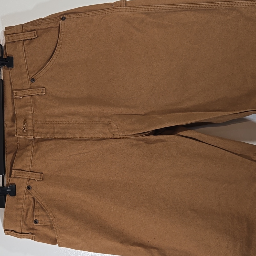 Dickies Men's Heavyweight Cotton Brown Carpenter Pants 36 x 30 - Picture 4 of 10
